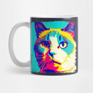 Snowshoe Pop Art - Cat Lover Gift Mug